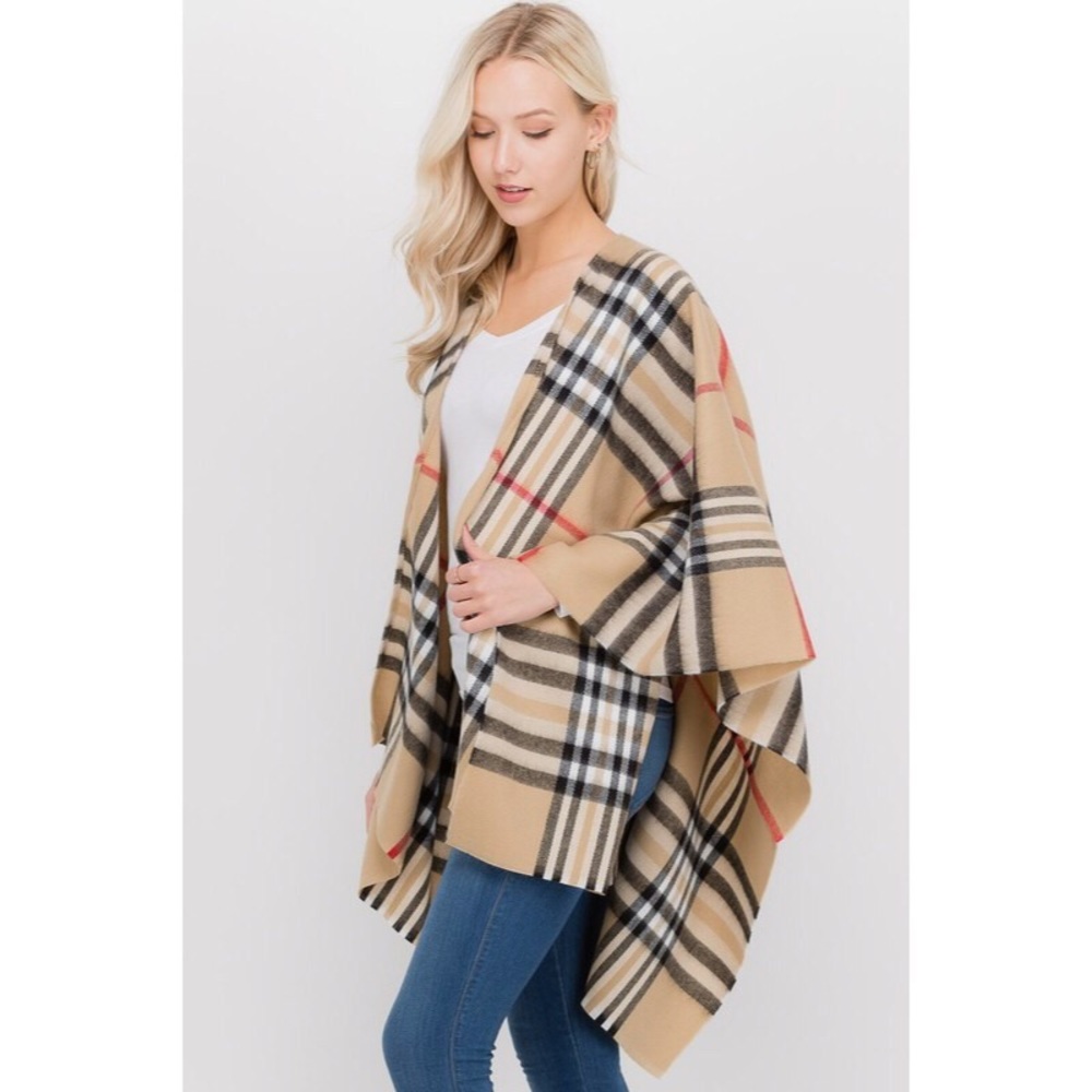 Long plaid scarf/shawl - Picture 6 of 8